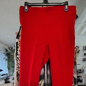 I.N.C Brand | Red Color | Pants | Gold Side Zippers | Size 14